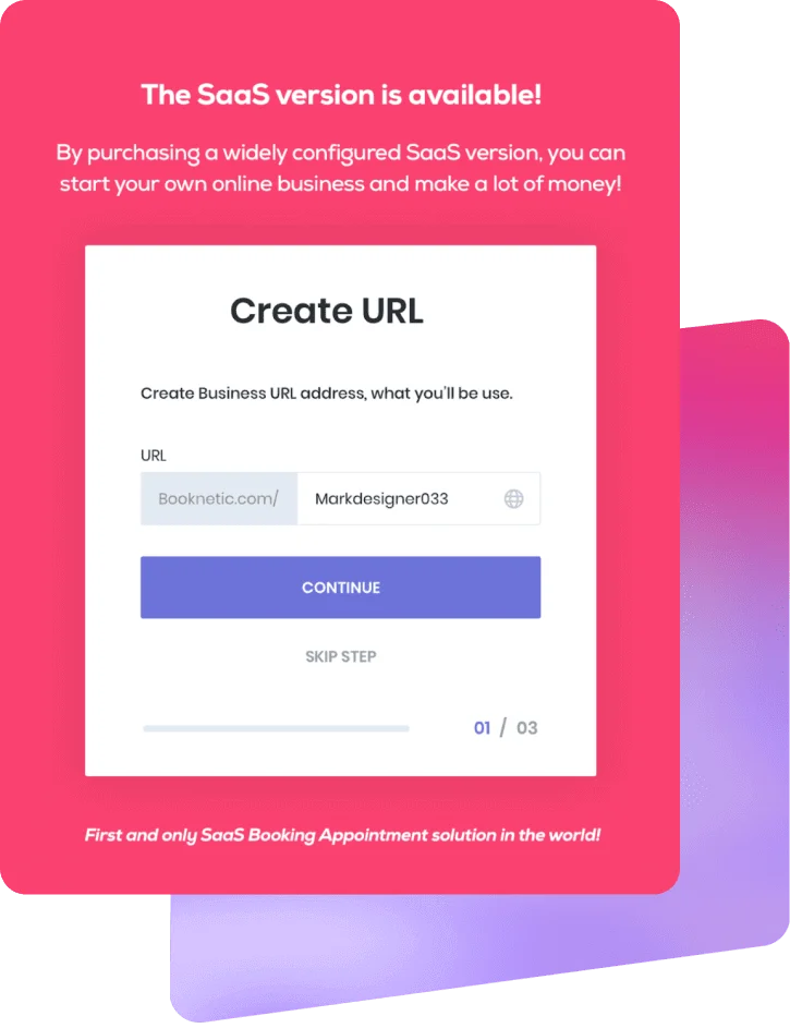 Booknetic Saas Preview