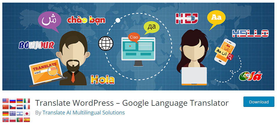 Translate WordPress – Google Language Translator