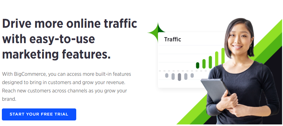 Bigcommerce is another suitible plugin for e-commerce.