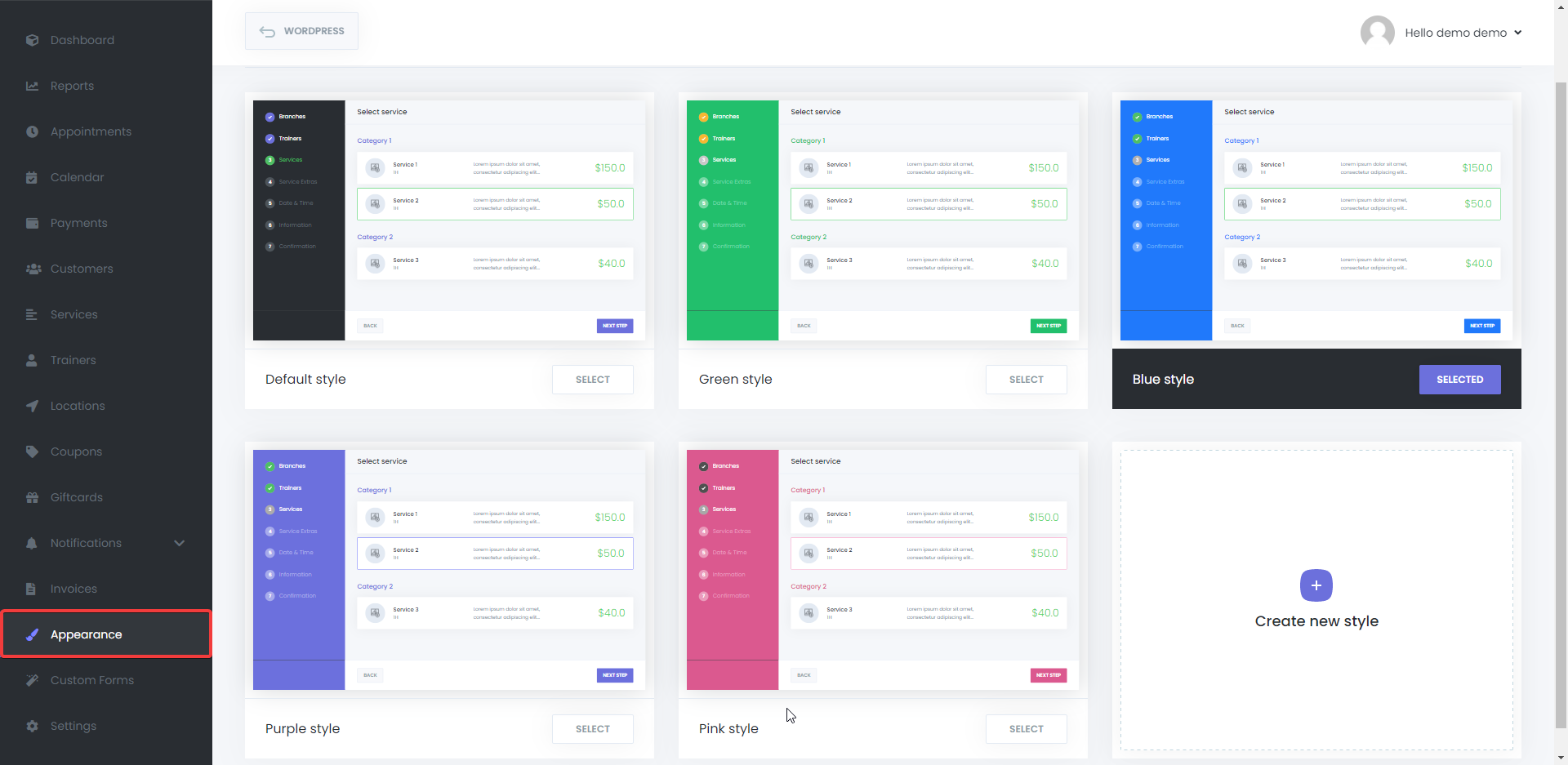 Sports and Fitness Appointment Booking Software