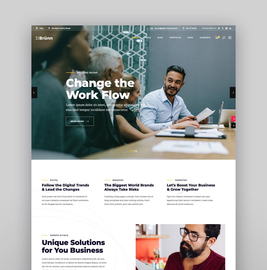 Brünn - Creative Agency Theme