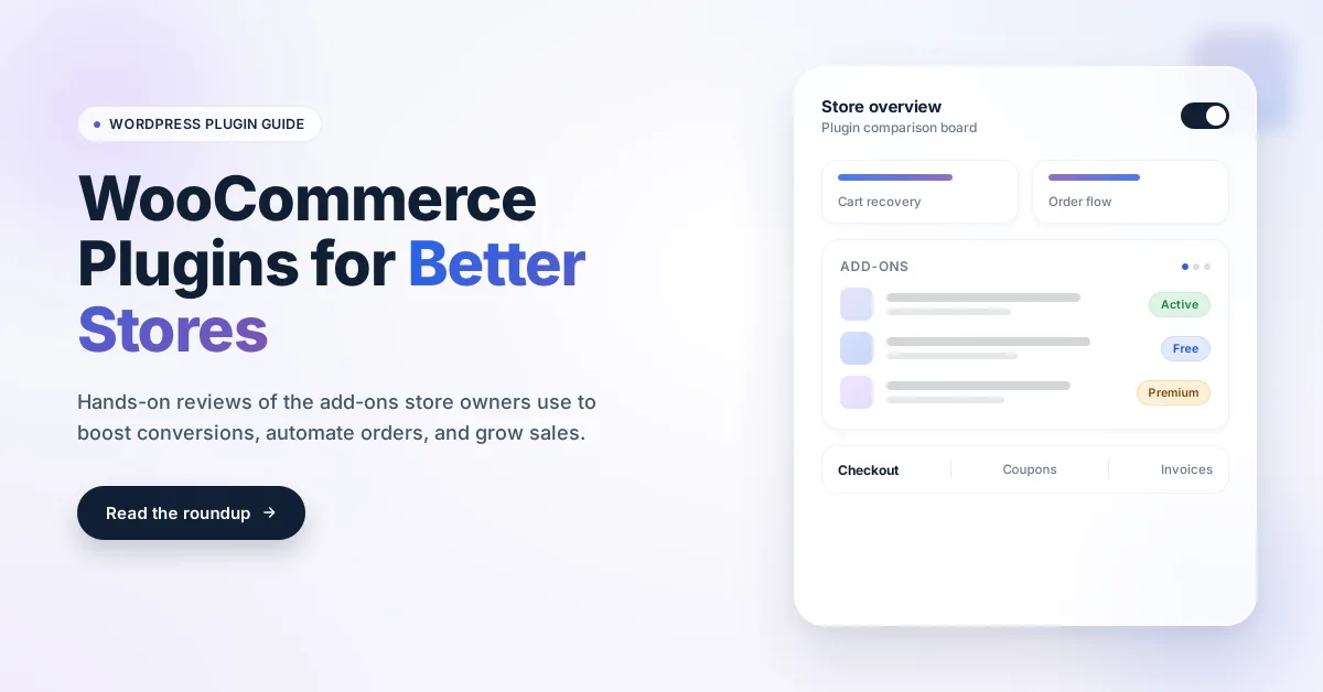 7 Best WooCommerce Plugins in 2026 (Free and Paid, Hands-on Tested)