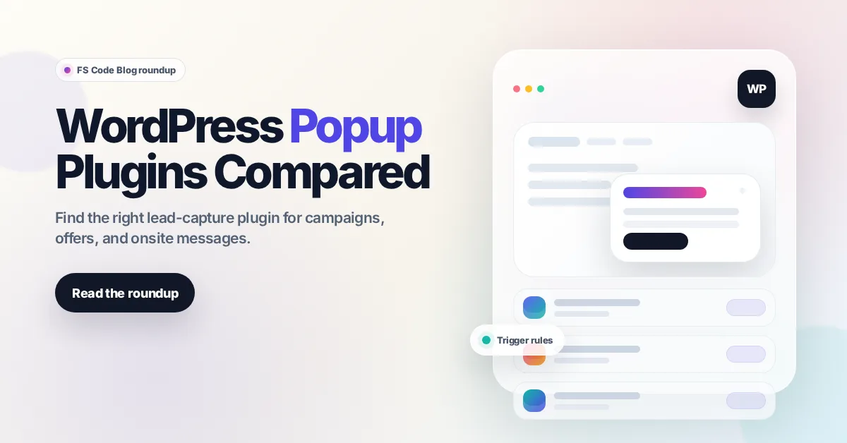7 Best WordPress Popup Plugins in 2026 (Free and Paid, Compared)