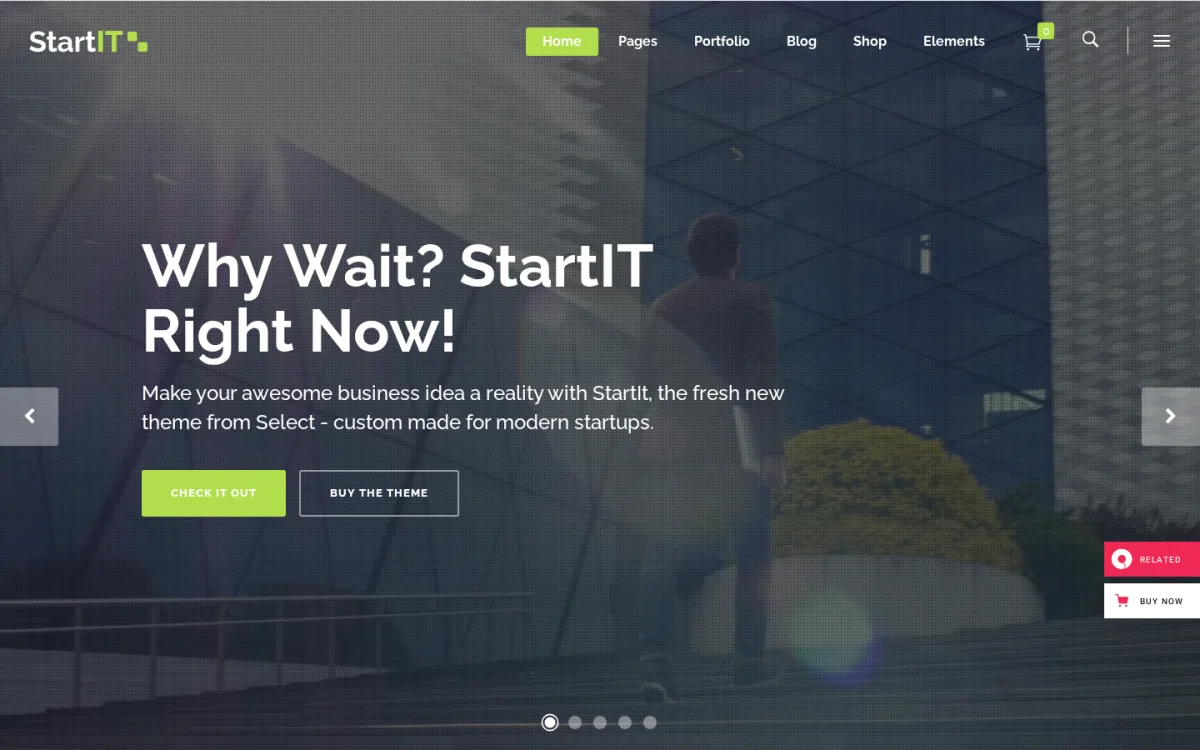 StartIT vendor demo hero showing the 