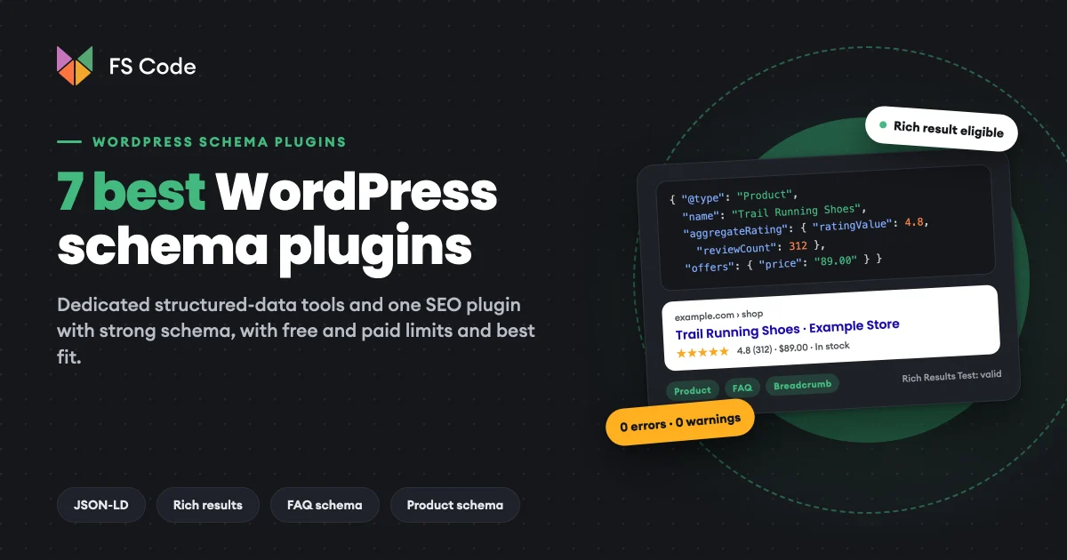 7 Best WordPress Schema Plugins in 2026 (Free + Paid, Researched and Documented)