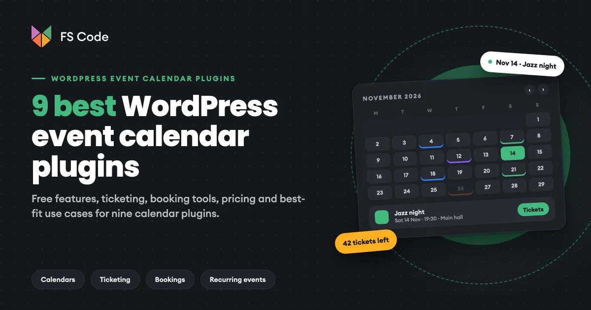 9 Best WordPress Event Calendar Plugins in 2026