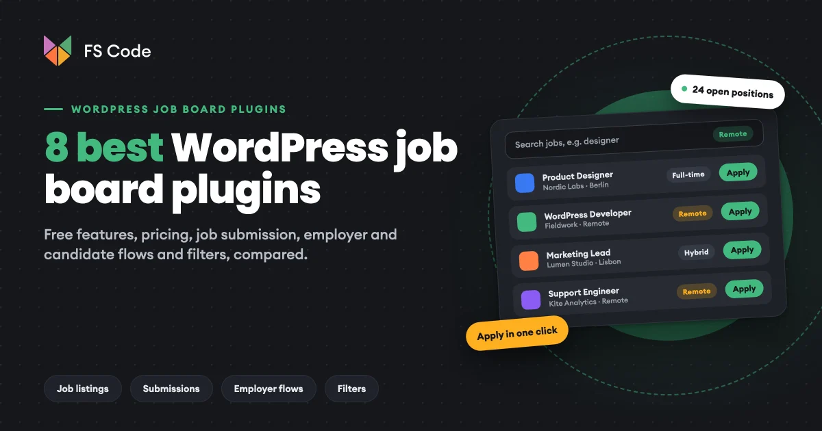 8 Best WordPress Job Board Plugins in 2026 (Free and Paid Options Compared)