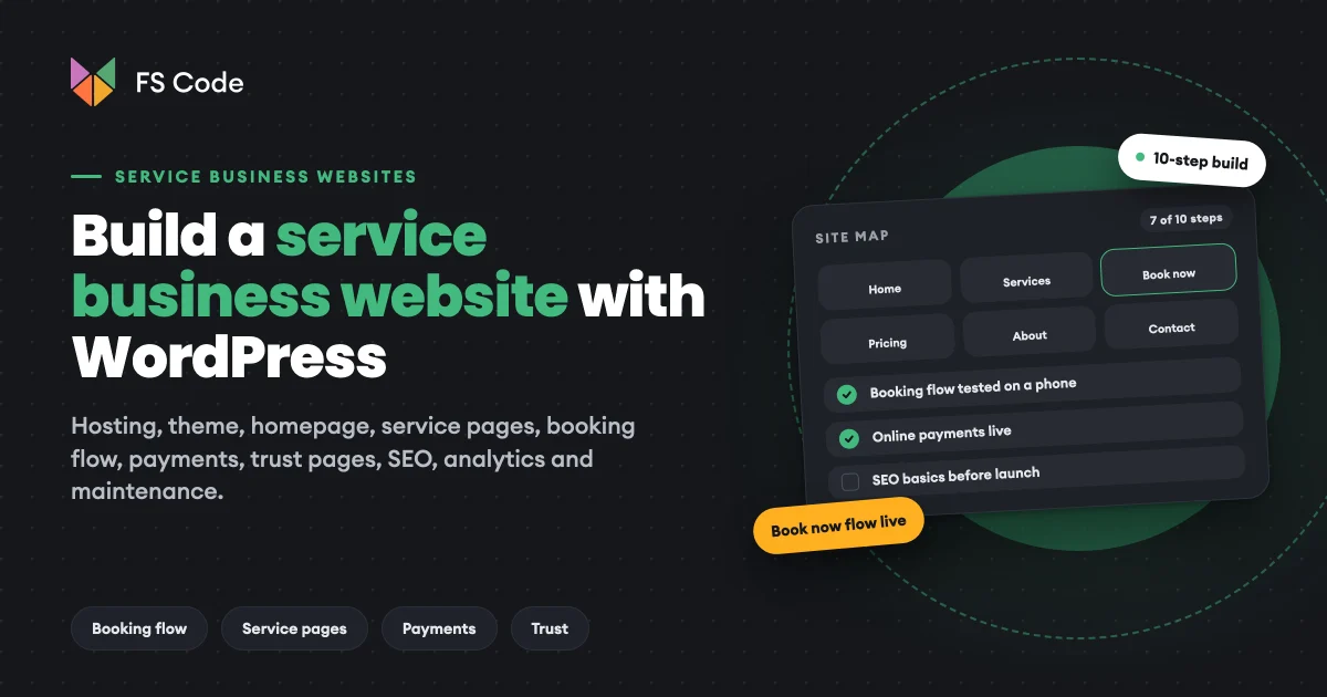 How to Build a Service Business Website With WordPress