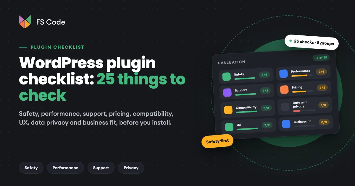 WordPress Plugin Checklist: 25 Things to Check Before Installing One