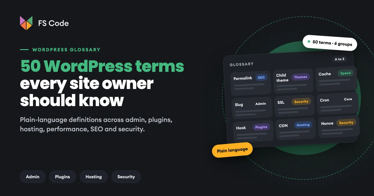 WordPress Glossary: 50 Terms Every Site Owner Should Know