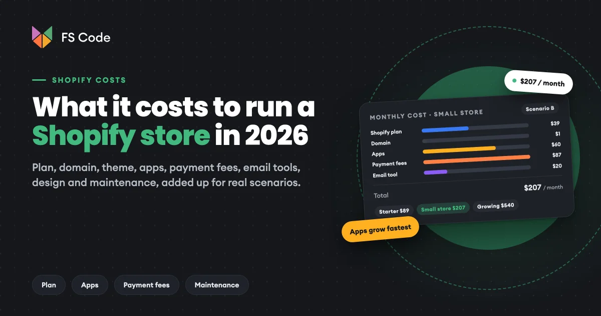 How Much Does It Cost to Run a Shopify Store in 2026?