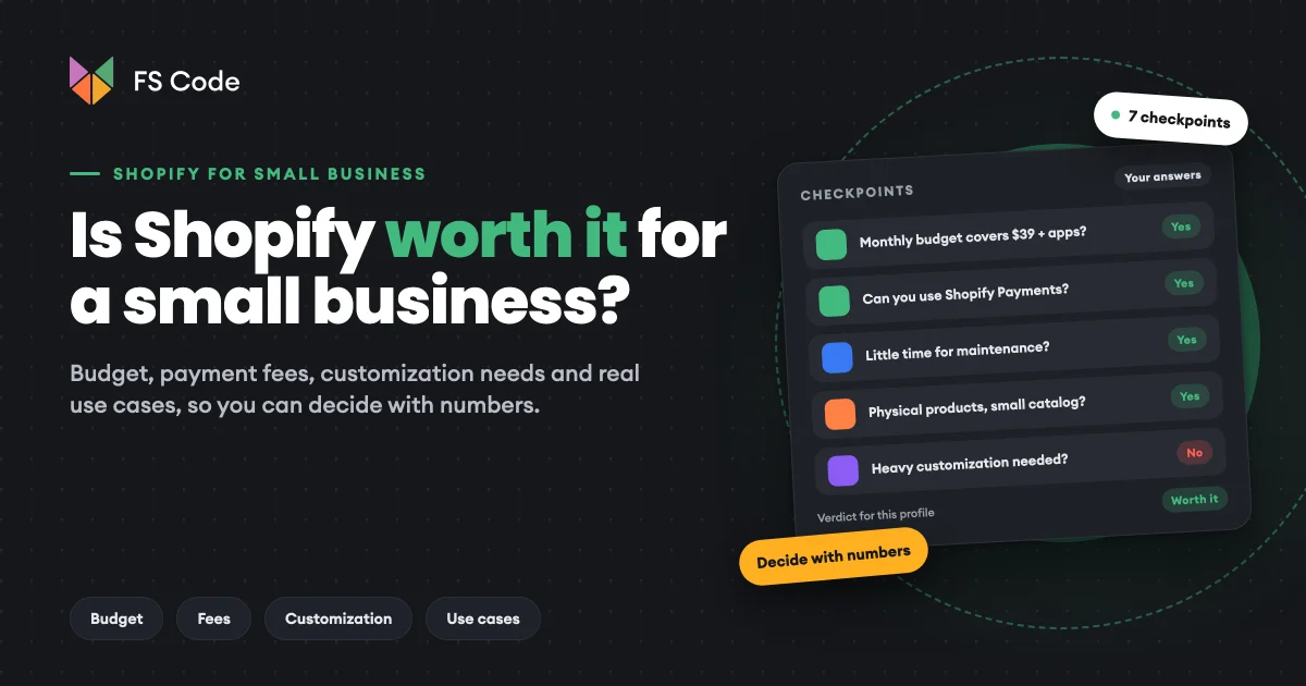 Is Shopify Worth It for Small Businesses? Pros, Cons, and Real Use Cases
