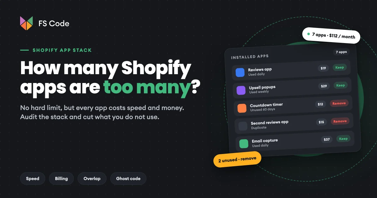 How Many Shopify Apps Are Too Many?