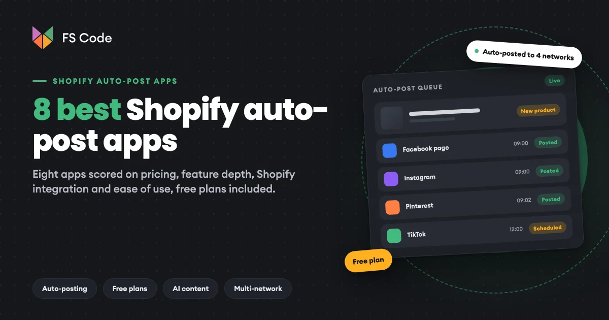 Best Shopify Auto-Post Apps in 2026 (Compared, Scored & Ranked)