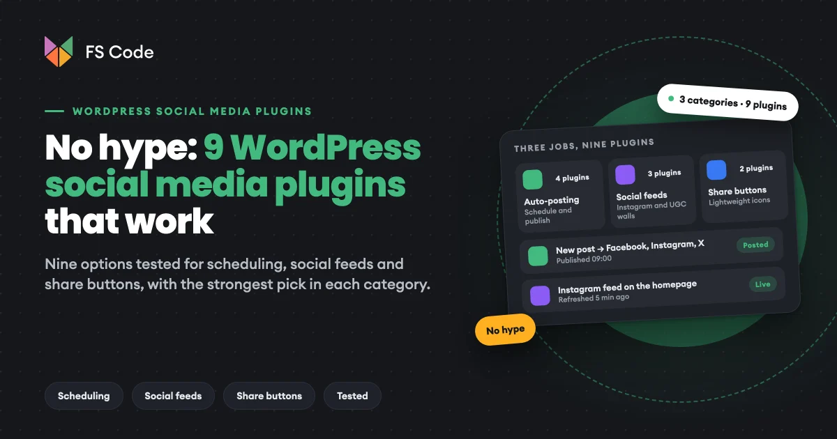 No Hype: 9 WordPress Social Media Plugins That Actually Work