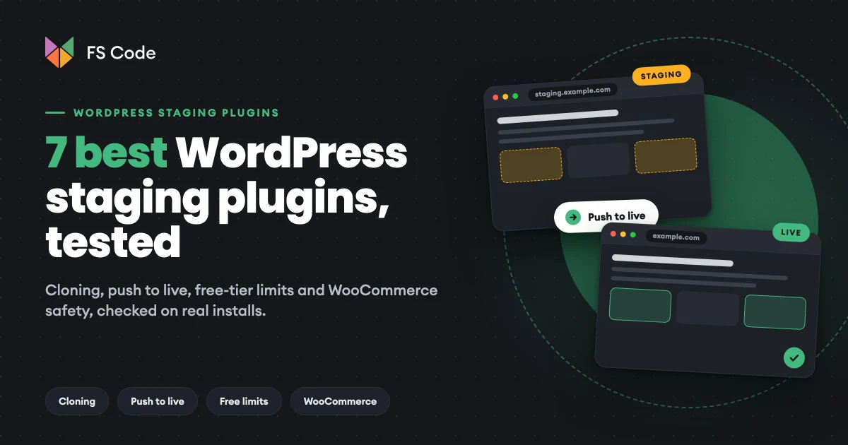 7 Best WordPress Staging Plugins in 2026 (Tested)