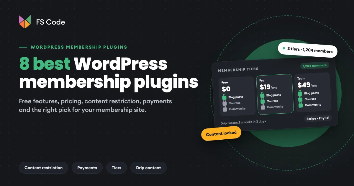 8 Best WordPress Membership Plugins in 2026 (Free and Paid, Compared)