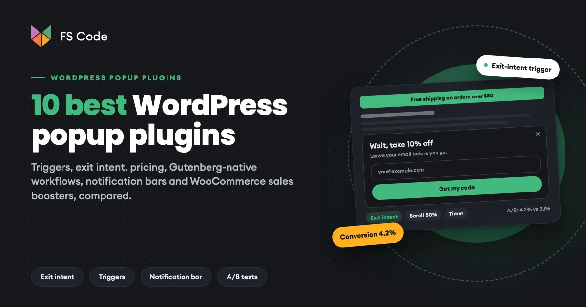 10 Best WordPress Popup Plugins in 2026 (Free and Paid, Compared)