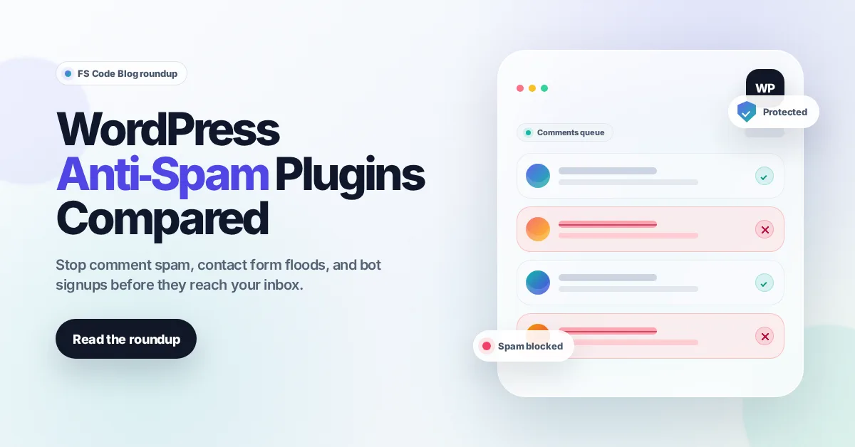 7 Best WordPress Anti-Spam Plugins in 2026 (Free + Paid, Hands-on Tested)